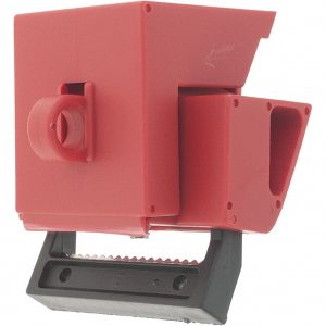 BRADY Circuit Breaker Lockout: 480 & 600V, 1 Padlock Max, 3.25" High, 1.588" Wide 65397