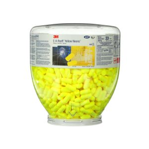 3M Earplug Dispenser Refill: 500Pr, Foam, Taper End Shape, 33dB 7000002305
