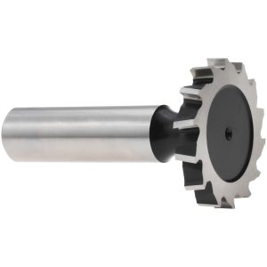 VALUE COLLECTION Woodruff Keyseat Cutter: 1.25" Cut Dia, 0.1875" Cut Width, 1/2" Shank Dia, Staggered Tooth C2200610