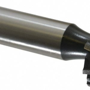 VALUE COLLECTION Woodruff Keyseat Cutter: 1" Cut Dia, 0.1875" Cut Width, 1/2" Shank Dia, Staggered Tooth C1200608