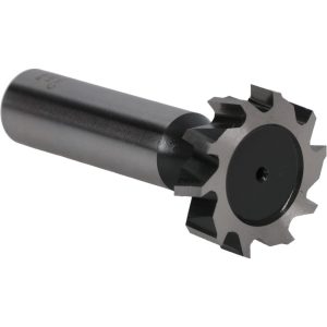 VALUE COLLECTION Woodruff Keyseat Cutter: 1" Cut Dia, 0.25" Cut Width, 1/2" Shank Dia, Staggered Tooth C1200808