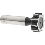 VALUE COLLECTION Woodruff Keyseat Cutter: 1" Cut Dia, 0.375" Cut Width, 1/2" Shank Dia, Staggered Tooth C12001208