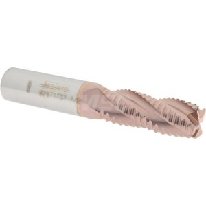 ACCUPRO Square End Mill: 1/2'' Dia, 1-1/4'' LOC, 1/2'' Shank Dia, 3'' OAL, 4 Flutes, Solid Carbide 02971737