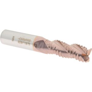 ACCUPRO Square End Mill: 1/2'' Dia, 1'' LOC, 1/2'' Shank Dia, 3'' OAL, 3 Flutes, Solid Carbide 02971976