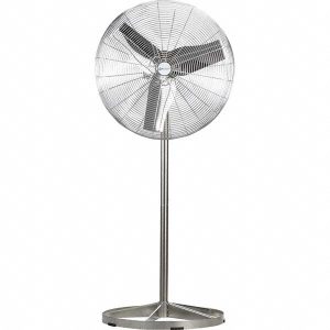AIRMASTER 30" Blade, 1/4 hp, 8,800 Max CFM, Single Phase Food Service Non-Adjustable Pedestal Fan 70764