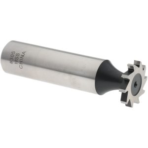 VALUE COLLECTION Woodruff Keyseat Cutter: 0.625" Cut Dia, 0.0938" Cut Width, 1/2" Shank Dia, Straight Tooth C1100305