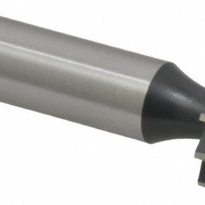 VALUE COLLECTION Woodruff Keyseat Cutter: 0.875" Cut Dia, 0.2188" Cut Width, 1/2" Shank Dia, Straight Tooth C1100707