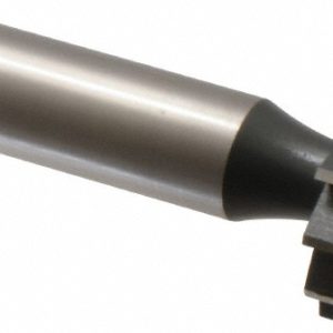 VALUE COLLECTION Woodruff Keyseat Cutter: 1" Cut Dia, 7/32" Cut Width, 1/2" Shank Dia, Straight Tooth C1100708