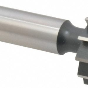 VALUE COLLECTION Woodruff Keyseat Cutter: 1.125" Cut Dia, 0.25" Cut Width, 1/2" Shank Dia, Straight Tooth C1100809