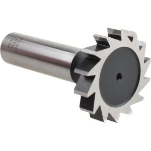 VALUE COLLECTION Woodruff Keyseat Cutter: 1.25" Cut Dia, 0.25" Cut Width, 1/2" Shank Dia, Straight Tooth C1100810