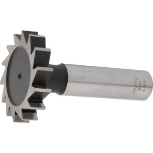 VALUE COLLECTION Woodruff Keyseat Cutter: 1.375" Cut Dia, 0.25" Cut Width, 1/2" Shank Dia, Straight Tooth C1100811