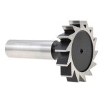 VALUE COLLECTION Woodruff Keyseat Cutter: 1.5" Cut Dia, 0.3125" Cut Width, 1/2" Shank Dia, Straight Tooth C11001012