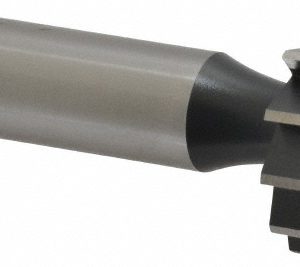VALUE COLLECTION Woodruff Keyseat Cutter: 1" Cut Dia, 3/8" Cut Width, 1/2" Shank Dia, Straight Tooth C11001208