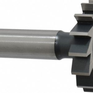 VALUE COLLECTION Woodruff Keyseat Cutter: 1.5" Cut Dia, 0.3125" Cut Width, 1/2" Shank Dia, Straight Tooth C21001012