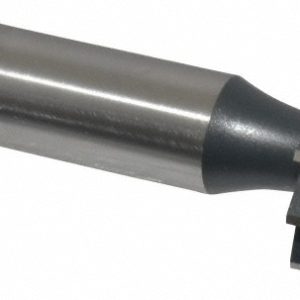 VALUE COLLECTION Woodruff Keyseat Cutter: 1" Cut Dia, 0.3125" Cut Width, 1/2" Shank Dia, Straight Tooth C21001008