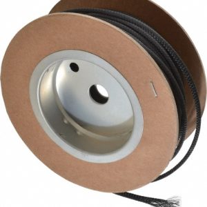 TECHFLEX Black Braided Expandable Cable Sleeve PTN0.25BK100