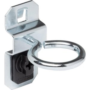 TRITON PRODUCTS 1" ID, 3/16" Dia, 1-5/8" Long Single Ring Tool Holder Pegboard Hook 54110