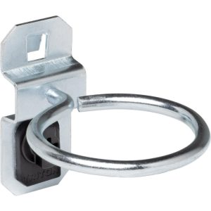 TRITON PRODUCTS 1-3/4" ID, 3/16" Dia, 2-1/2" Long Single Ring Tool Holder Pegboard Hook 54117