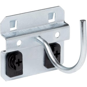 TRITON PRODUCTS 2" ID, 3/16" Dia, 2-1/4" Long Pegboard Curved Hook Pegboard Hook 55200