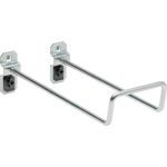 TRITON PRODUCTS 1/4" Dia, 8" Long Double Closed End Loop Pegboard Hook 56828