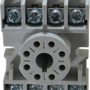 EATON CUTLER-HAMMER 8 Pins, 250 VAC/VDC, 10 and 15 Amp, Octal Relay Socket D3PA2-A2