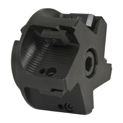 APT 3" Cut Diam, 1" Arbor Hole Diam, 2" Max Depth, Indexable Square-Shoulder Face Mill EMS300