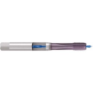 EMUGE M8x1.25 Modified Bottoming RH 6HX TiCN Cobalt 3-Flute Straight Flute Machine Tap B3159401.0080