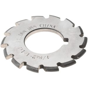 VALUE COLLECTION 1/16" Radius, 2-1/4" Diam, 12 Teeth, Arbor Connection, High Speed Steel Convex Radius Cutter 317-0099