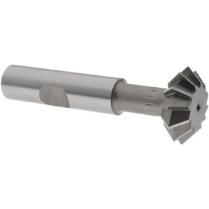 VALUE COLLECTION Double Angle Milling Cutter: 90 &deg;, 1" Cut Dia, 3/8" Cut Width, 1/2" Shank Dia, Cobalt SWC0890CO