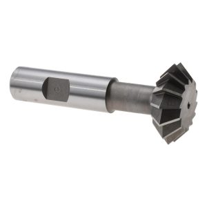 VALUE COLLECTION Double Angle Milling Cutter: 90 &deg;, 1-3/8" Cut Dia, 1/2" Cut Width, 5/8" Shank Dia, Cobalt SWC1190CO
