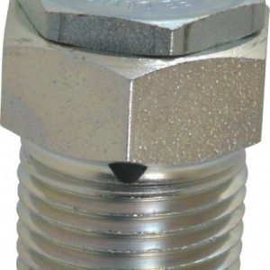 LDI INDUSTRIES 1/2 Thread, Steel, Zinc Plated, Filter Vent FV104-S
