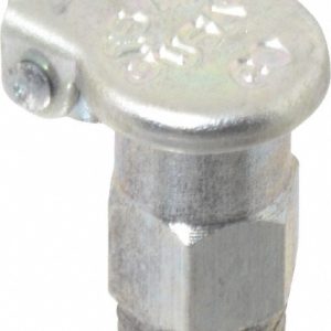 GITS 1/4-32 Thread, Steel, Zinc Plated, Threaded One Piece, Straight Oil Hole Cover 00101