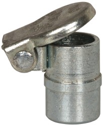 GITS Steel, Zinc Plated, Beaded Drive One Piece, Straight Oil Hole Cover 00501
