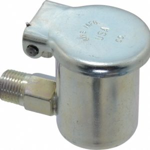 GITS 1/8-27 Thread, Steel, Zinc Plated, Threaded One Piece, Elbow Oil Hole Cover 00803