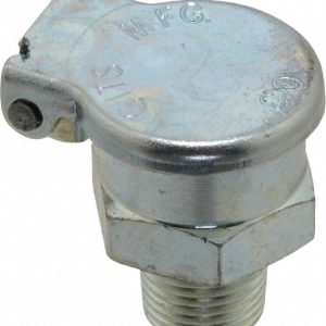 GITS 3/64 Ounce Capacity, 1/8-27 Thread, Steel, Zinc Plated, Hexagon Body Oil Cup 01450