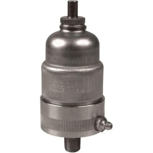 ALEMITE 1.75 Ounce Reservoir Capacity, 1/4 NPTF Thread, Spring-Loaded, Grease Cup and Lubricator 43570-A2