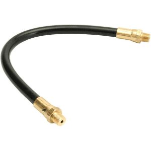 ALEMITE 18" Long, 6,000 psi Operating Pressure, Thermoplastic Grease Gun Hose B337595-B1