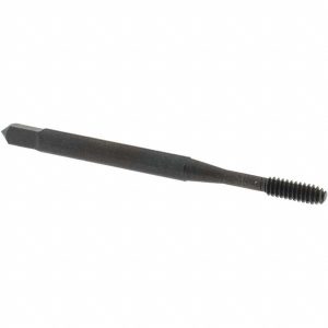 OSG Thread Forming Tap: #4-40 UNC, 2B Class of Fit, Modified Bottoming Chamfer, Cobalt, Steam Oxide Finish 1400105501