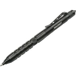 ABILITYONE Defender Multifunction Pen: Glass Breaker Tip, Flat/Phillips Screw Driver, 1 mm, Black 7520016611668