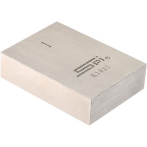SPI Rectangle Steel Gage Block: 1", Grade 0 12-717-5