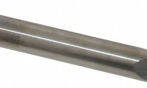 SGS Tapered End Mill: 10 &deg; per Side, 3/32" Small Dia, 1/2" LOC, 3 Flutes, Solid Carbide, Square End 32313