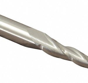 SGS Tapered End Mill: 3 deg Angle per Side, 5/32" Small Dia, 1-3/4" LOC, 3 Flute, Solid Carbide, Square End 32321