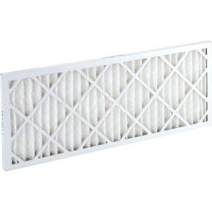 PRO-SOURCE Pleated Air Filter: Wire-Backed Pleated, MERV 8, Synthetic, 35% Efficient, 12" High, 30" Wide, 1" Deep PRO10434