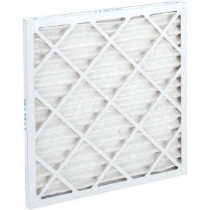 PRO-SOURCE Pleated Air Filter: Wire-Backed Pleated, MERV 8, Synthetic, 35% Efficient, 18" High, 18" Wide, 1" Deep PRO10412