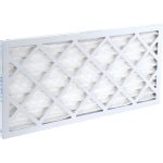 PRO-SOURCE Pleated Air Filter: Wire-Backed Pleated, MERV 8, Synthetic, 35% Efficient, 12" High, 24" Wide, 1" Deep PRO10367