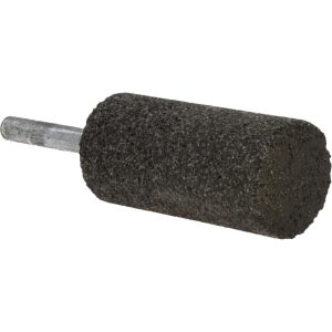 NORTON Mounted Point: 2" Thick, 1/4" Shank Dia, W222, 30 Grit, Very Coarse 61463616476