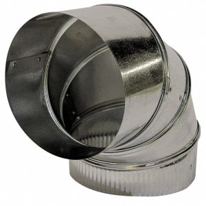 VALUE COLLECTION 16" ID, Galvanized Duct Round Adjustable Elbows 15016016