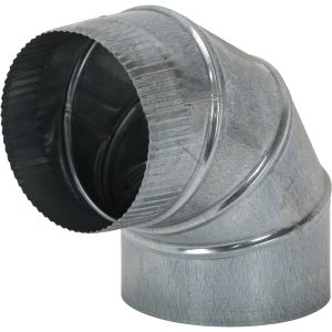VALUE COLLECTION 6" ID, Galvanized Duct Round Adjustable Elbows 15006000