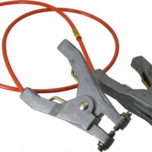 HUBBELL WORKPLACE SOLUTIONS 19 AWG, 3 Ft., Hand Clamp, Grounding Cable with Clamps GCSI-HH-03