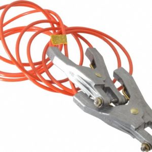HUBBELL WORKPLACE SOLUTIONS 19 AWG, 10 Ft., Hand Clamp, Grounding Cable with Clamps GCSI-HH-10